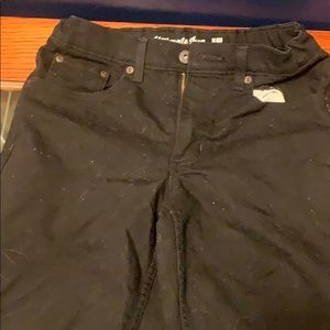 Boys size 14 black denim